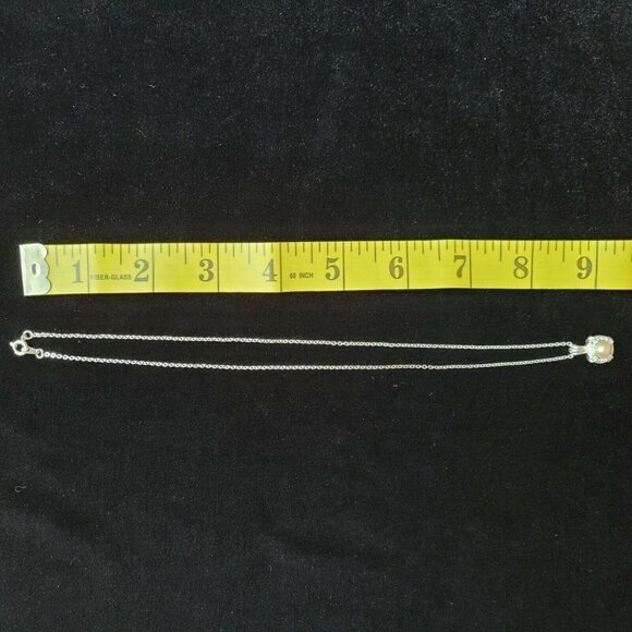 Vintage Roman Pearl Pendant & Chain Triple Strand Bracelet Glass Pearls Elegant - Picture 6 of 10